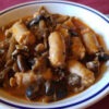 funghi e salsiccia