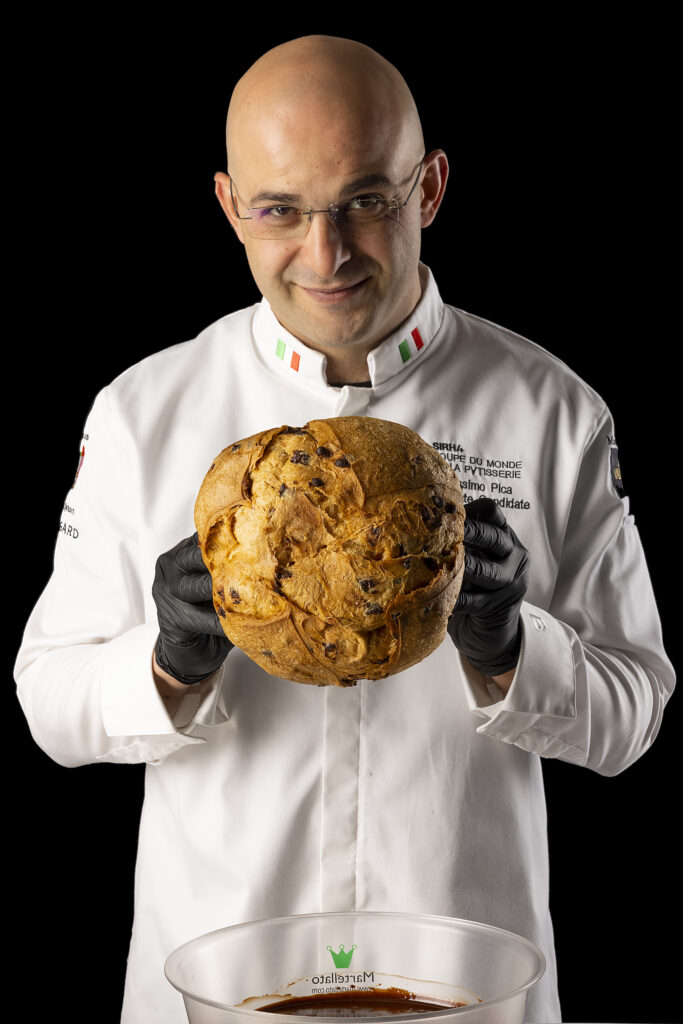 Rich results on Google's SERP when searching for "Massimo Pica panettone milano"