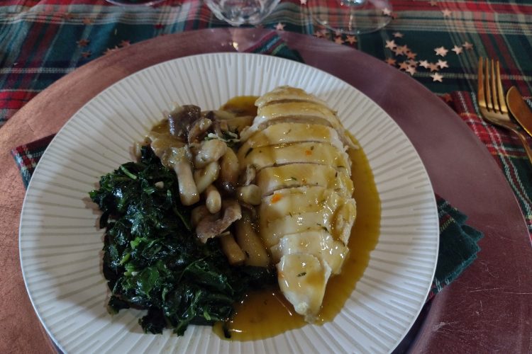 petto di pollo brasato