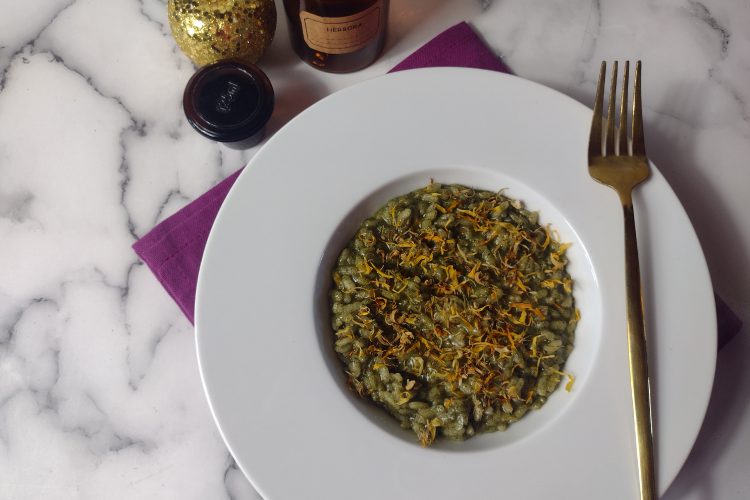 Risotto Ortica e Calendula